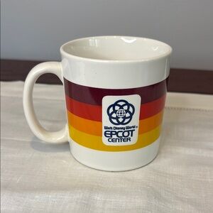 Vintage 1982 Walt Disney World Epcot Center Ceramic Coffee Mug Rainbow
Japan